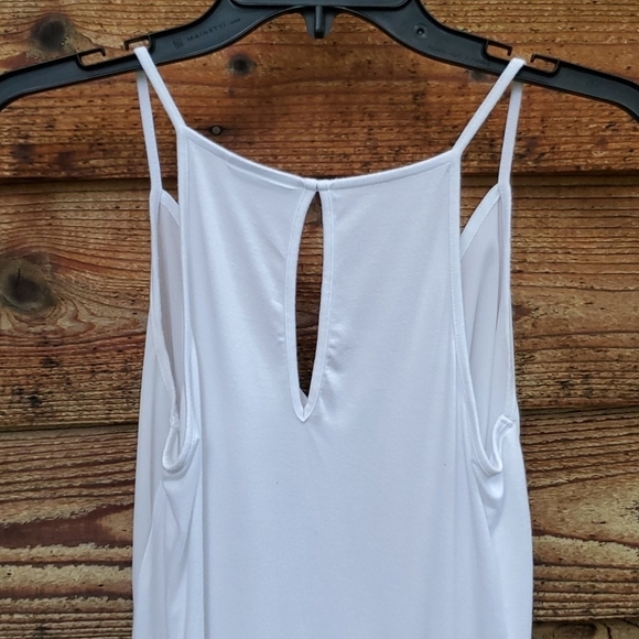 Bisou Bisou crepe wrap top M summer-crispy white - Picture 4 of 5